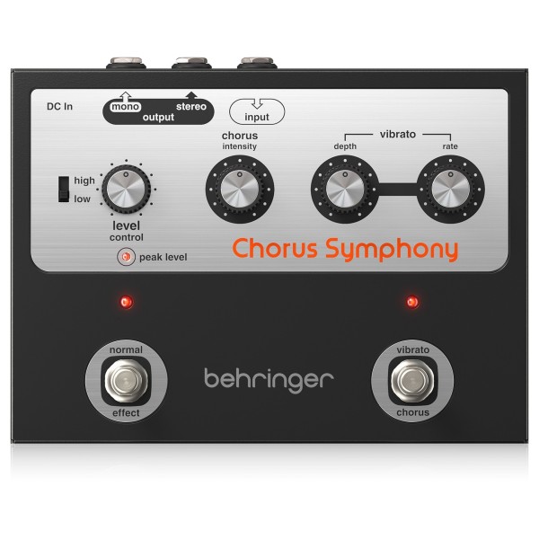 Behringer CHORUS SYMPHONY Vintage '70s Modulation Pedal - Top