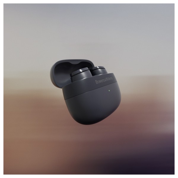 Bowers & Wilkins Pi6 Wireless Bluetooth Noise-Cancelling Earphones, Storm Grey - case ls
