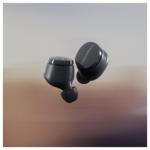 Bowers & Wilkins Pi6 Wireless Bluetooth Noise-Cancelling Earphones, Storm Grey - pods together 