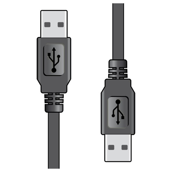 AV:Link USB 2.0 Type A Plug to Type A Plug Lead - 1