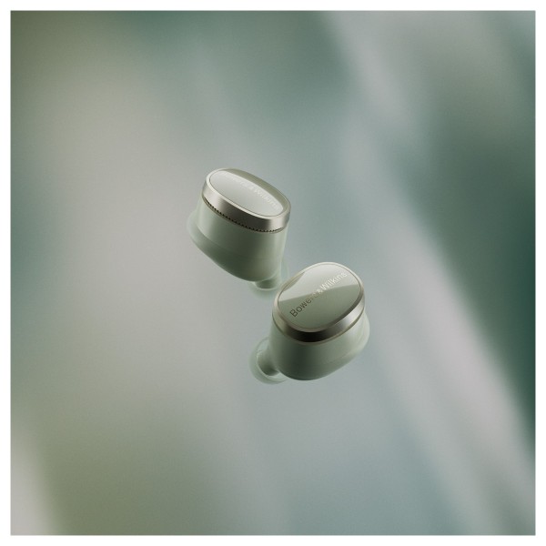 Bowers & Wilkins Pi8 Wireless Bluetooth Noise-Cancelling Earphones, Jade Green - pods together