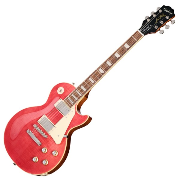 Epiphone Les Paul Standard 60s Figured Inspired by Gibson, Fucshia front