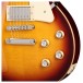 Epiphone Les Paul Standard 60s Figured Inspired by Gibson, Iced Tea Burst controls 