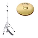 Paiste 101 Brass 14'' Hi-Hat Cymbals & Stand