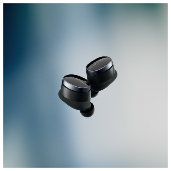 Bowers & Wilkins Pi8 Wireless Bluetooth Noise-Cancelling Earphones, Anthracite Black - pods together