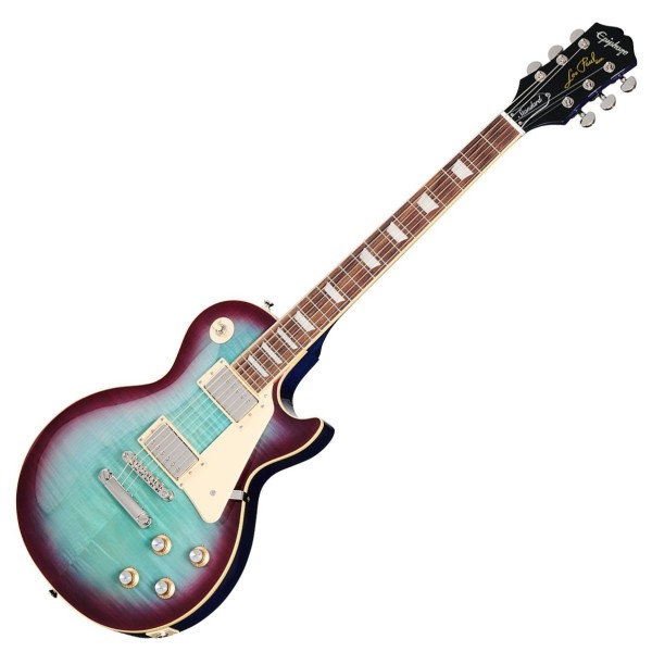 Epiphone Les Paul Standard 60s Figured Inspired by Gibson, Blueberry Burst front