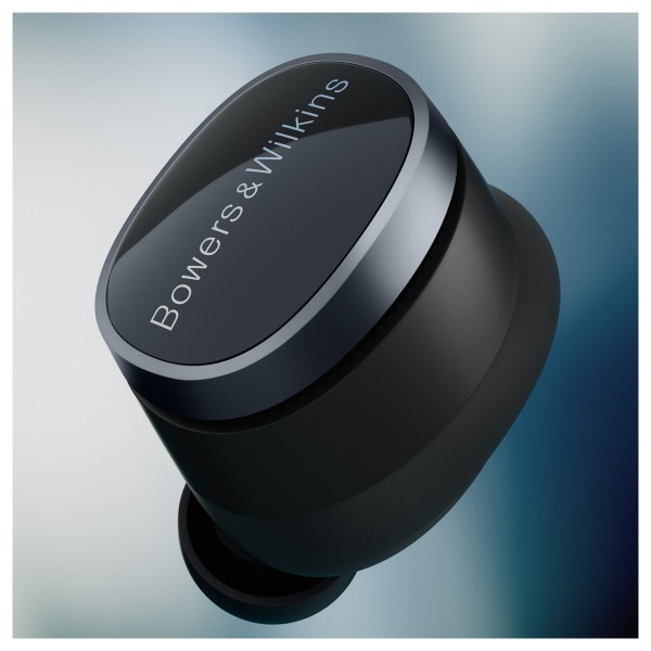 Bowers & Wilkins Pi8 Wireless Bluetooth Noise-Cancelling Earphones, Anthracite Black - pods top button 