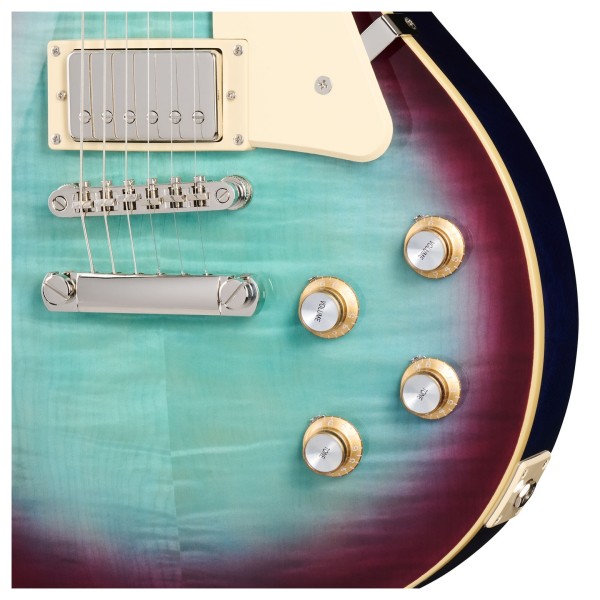 Epiphone Les Paul Standard 60s Figured Inspired by Gibson, Blueberry Burst pots 