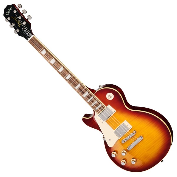 Epiphone Les Paul Standard 60s Figured Left Handed Inspired by Gibson, Iced Tea Burst front