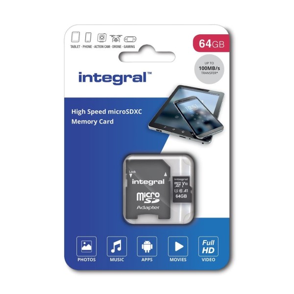 Integral Micro SDXC Card 64GB