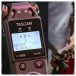 Tascam DR-05XP 32-Bit Float Portable Handheld Recorder With USB-C Audio Interface - Lifestyle 6