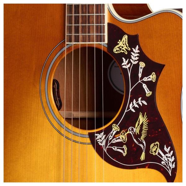 Gibson Hummingbird Standard EC, Heritage Cherry Sunburst soundhole
