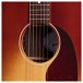 Gibson J-45 Standard Rosewood, Rosewood Burst soundhole 