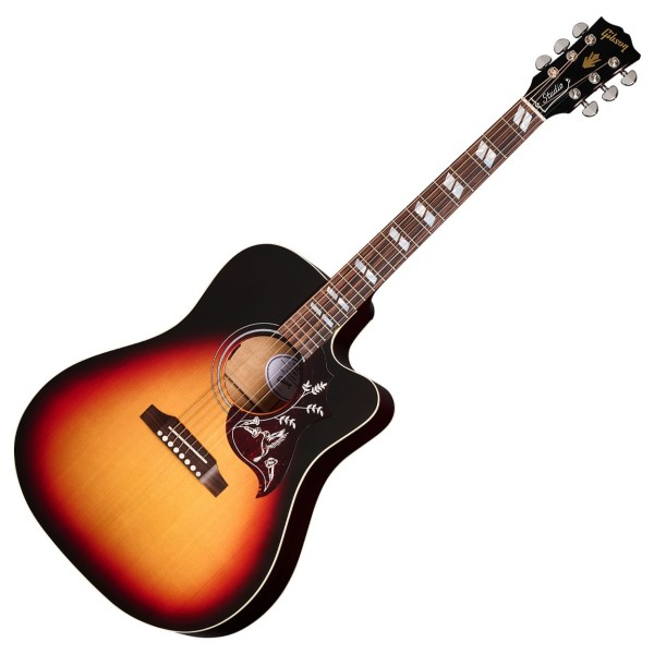 Gibson Hummingbird Studio EC, Tri-Burst Satin front