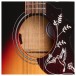 Gibson Hummingbird Studio EC, Tri-Burst Satin soundhole