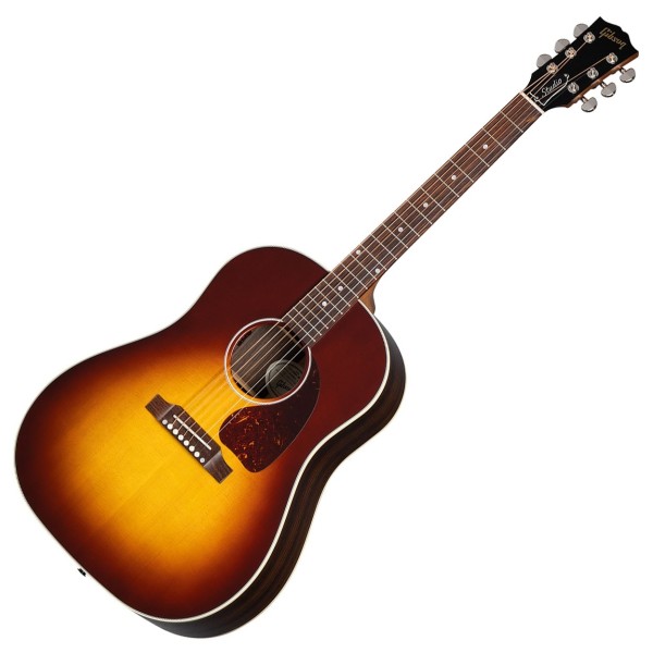 Gibson J-45 Studio Rosewood, Satin Rosewood Burst front