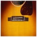 Gibson J-45 Studio Rosewood, Satin Rosewood Burst bridge 