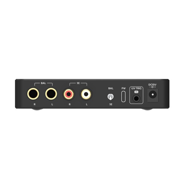 Topping A Series A50 III Desktop Headphone Amplifier, Black - Rear view