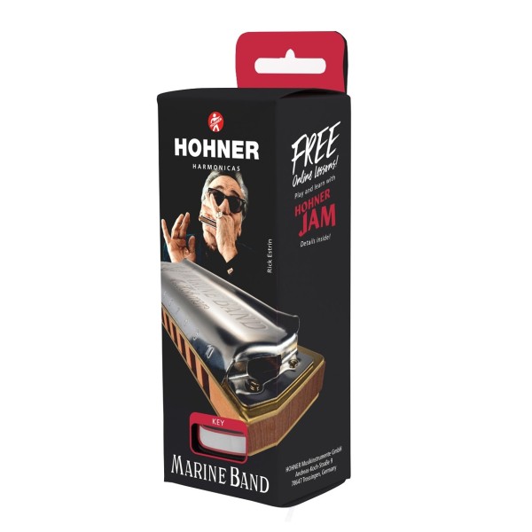 Hohner Marine Band 1896 Harmonica, F Natural Minor
