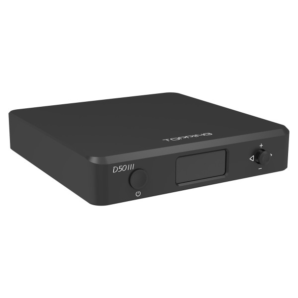 Topping D Series D50 III Desktop DAC, Black - left turn 