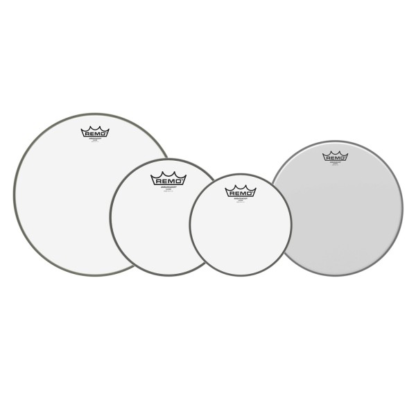 Remo Ambassador Clear Tom Pack - 10, 12, 16" Heads + 14'' Ambassador