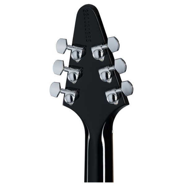 Gibson 80s Flying V, Ebony headstock back 