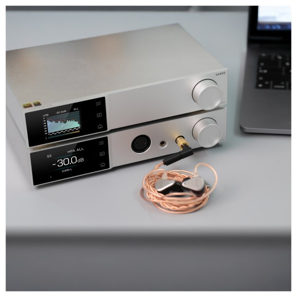 Topping D Series D70 Pro Sabre Desktop DAC, Silver - ls 5 