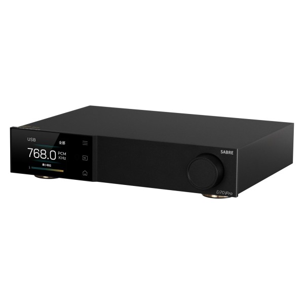 Topping D Series D70 Pro Sabre Desktop DAC, Black - right turn 