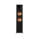 Klipsch RP-80060FA MKII Floorstanding Speakers (Pair), Ebony front view with tweeter and woofers