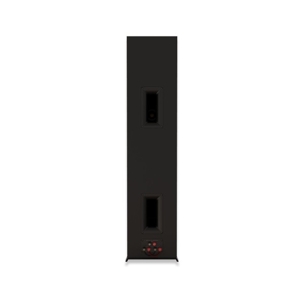 Klipsch RP-80060FA MKII Floorstanding Speakers (Pair), Ebony rear view of Tractrix ports and binding posts