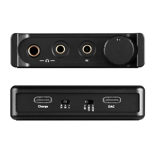 Topping G Series G5 Portable Headphone Amplifier and DAC, Black - Connections