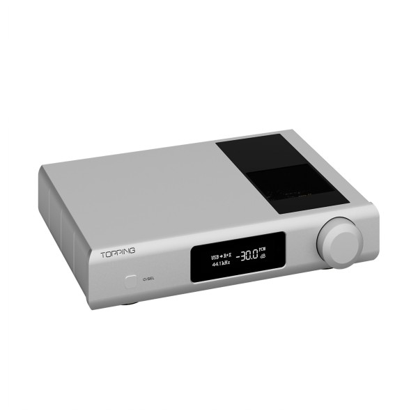 Topping D Series D90 III Discrete Desktop DAC, Black - left turn 