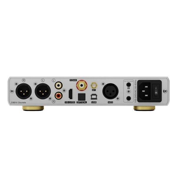Topping D Series D90 III Discrete Desktop DAC, Black - rear 