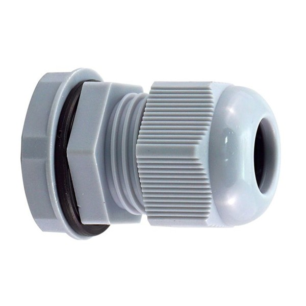 Grey Nylon Cable Gland, M40 Thread, 20-28mm