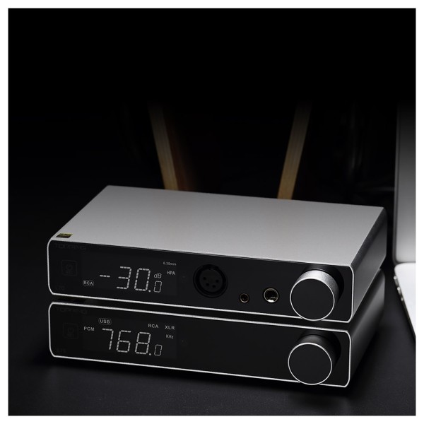Topping E Series E70 Desktop DAC, Black - silver stack 