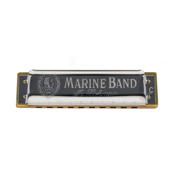 Hohner Marine Band 1896 Classic Harmonica, F Harmonic Minor