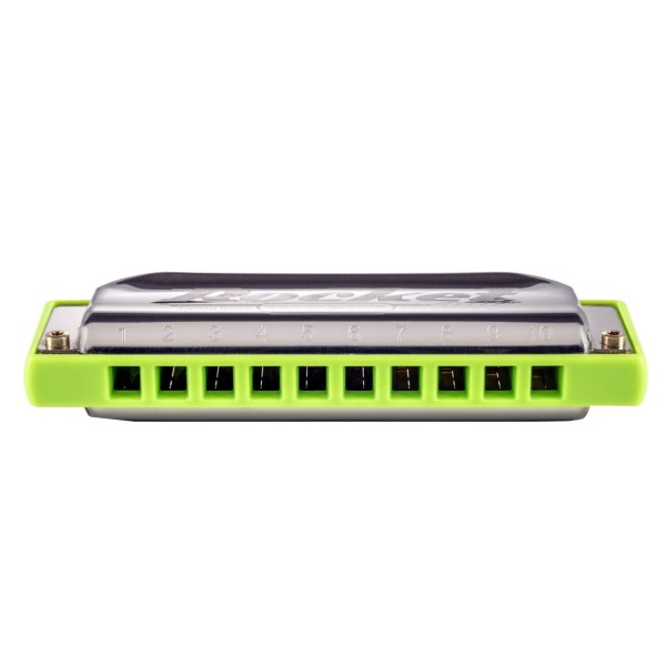 Hohner Rocket-Amp Harmonica, E side view