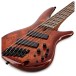 Ibanez SRMS806 Multi Scale 6 String Bass, Brown Topaz Burst