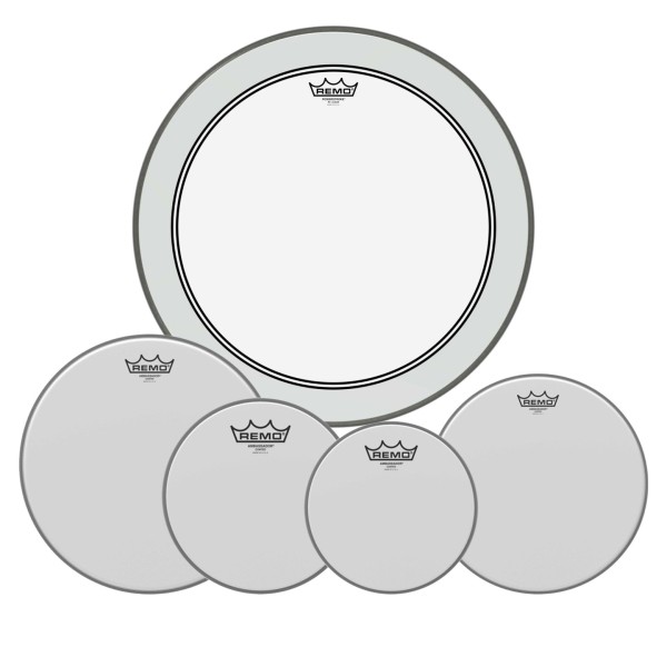 Remo Ambassador Coated Complete Pack - 10, 12, 16" Heads w/22'' P3 + 14'' Ambassador