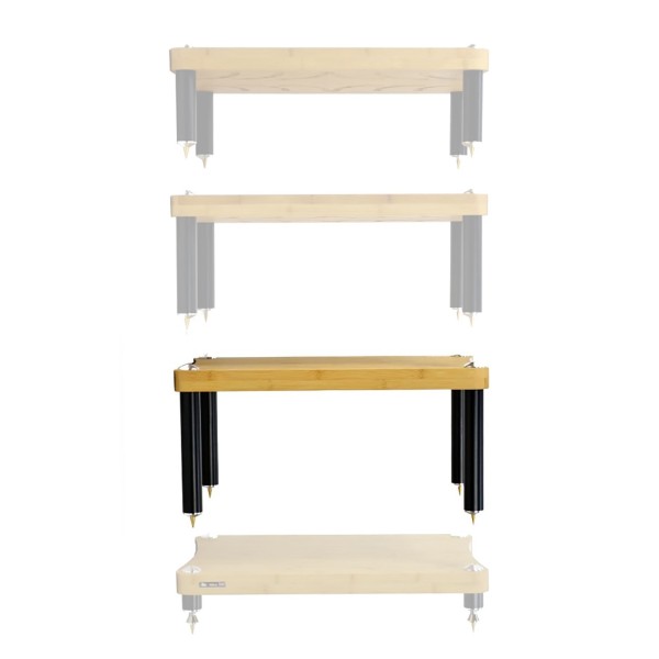 Atacama Evoque Eco 60/40 SE2 Shelf Module 265mm, Natural Bamboo exploded 