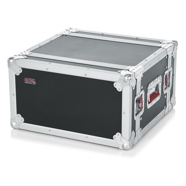 Gator G-TOUR EFX6 ATA Wood Flight Rack Case; 6U; 13" Deep - Main Angled