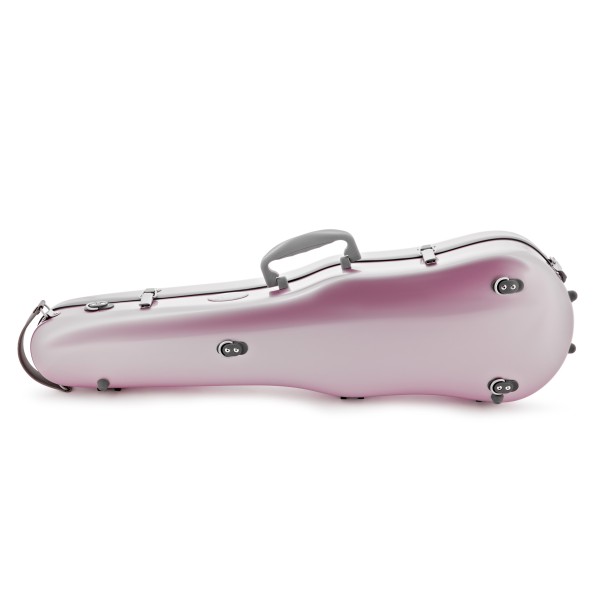 Spirit Polycarbonate Violin Case, 4/4, Light Pink