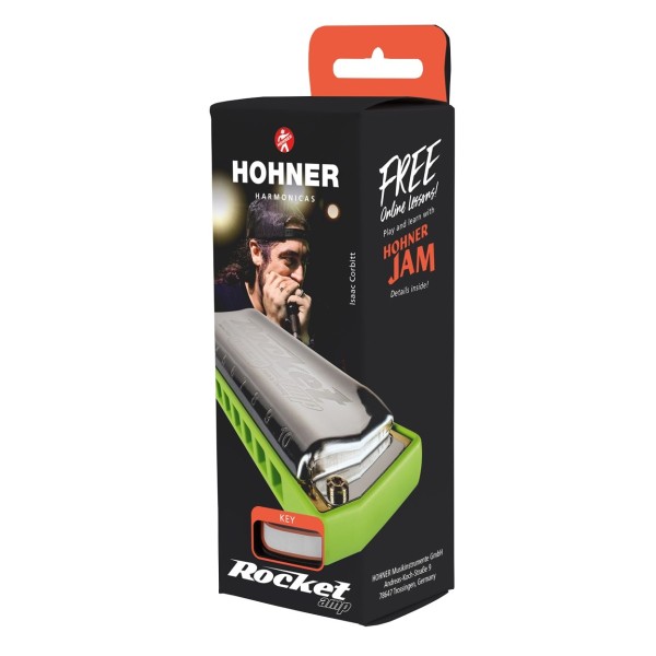 Hohner Rocket-Amp Harmonica, E - Box