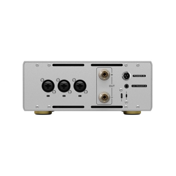 Topping Pre Series B200 Class AB Power Amplifier, Silver - Rear view and connections