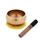 Ta&ccedil;a de canto em lat&atilde;o martelado Gear4music Life 13cm, 560g