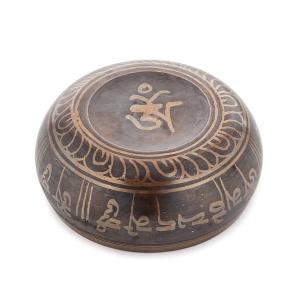 Gear4music Life 12.5cm Ornate Brass Singing Bowl, 460g
