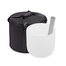 Gear4music Life 7" Crystal Singing Bowl with Carry Bag, 432Hz, Note A