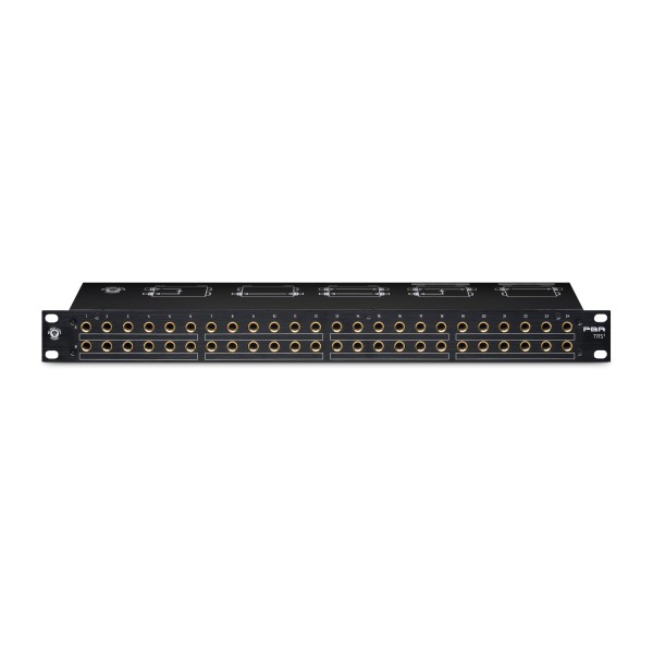 Black Lion Audio PBR TRS3 - 48-Point TRS Gold-Plated Patchbay - Front Top