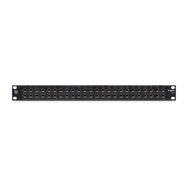 Black Lion Audio PBR TRS3 - 48-Point TRS Gold-Plated Patchbay - Front Panel