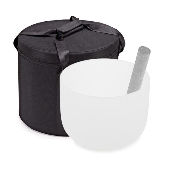 Gear4music Life 9" Crystal Singing Bowl, 432Hz, Note F